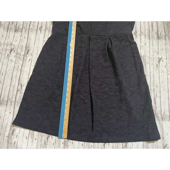 NWT Kit And Sky Women Navy Blue Casual Dress Sleeveless Size XL Textured - Picture 3 of 7